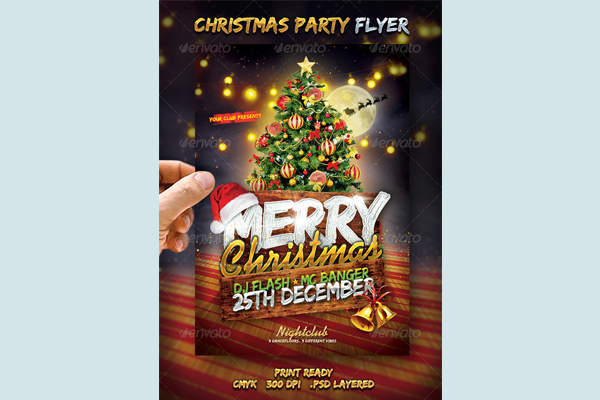 Merry Christmas Flyer Template