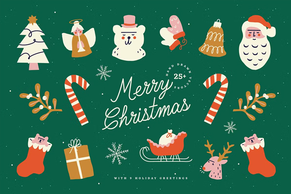 Merry Christmas Graphics Template