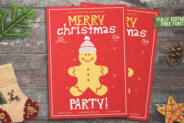 Merry Christmas Party Flyer