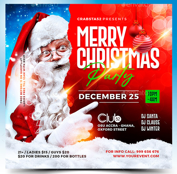 Merry Christmas Party Flyer