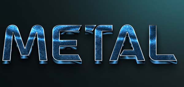 Metal 3D Editable Text Effect Style Download