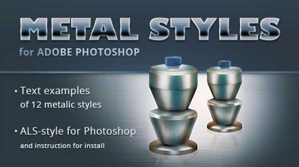 Metal Adobe Photoshop Styles