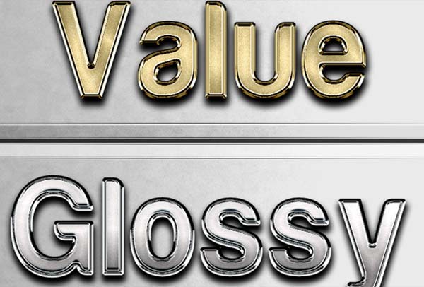 Metal Text Effect Photoshop Download