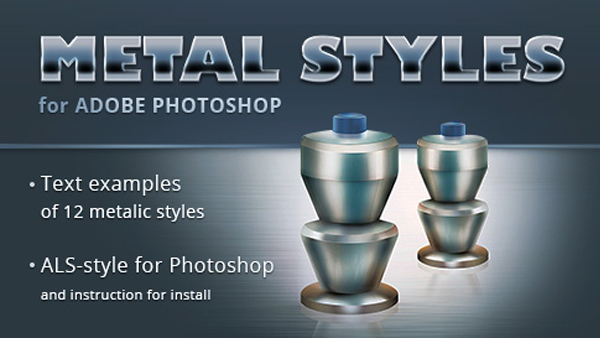 Metal Styles for Adobe Photoshop