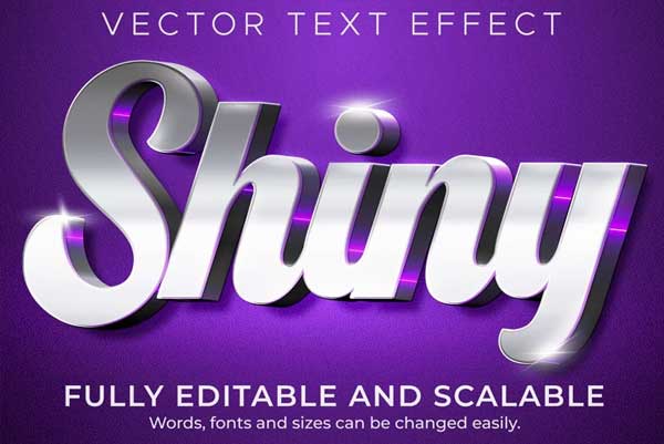 Metallic Shiny PSD Text Effect