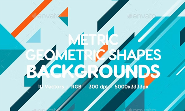 Metric Geometric Shapes Backgrounds