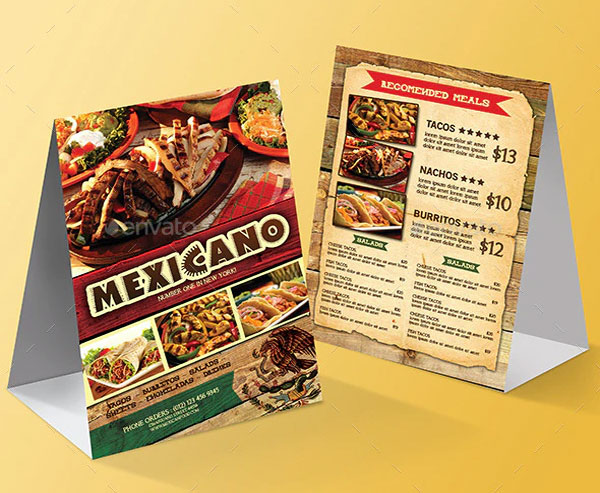 Mexican Food Menu Flyer Pack