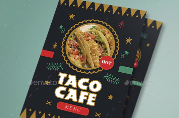 Mexican Food Menu Flyer Template