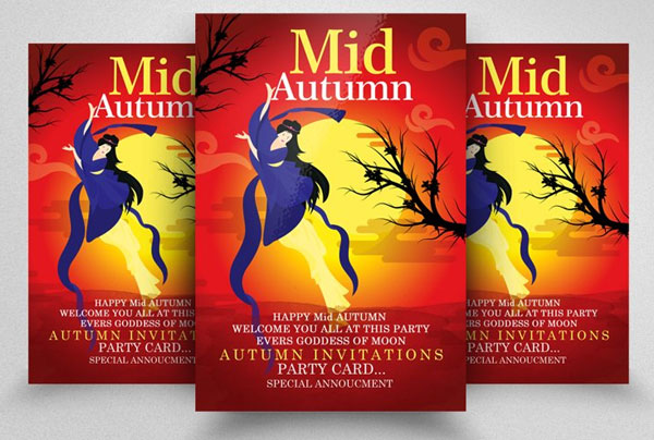 Mid Autumn Festival Flyer Template
