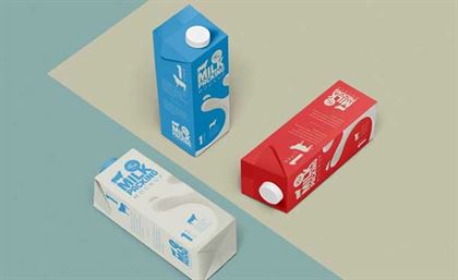 Milk Carton Packaging PSD Mockups