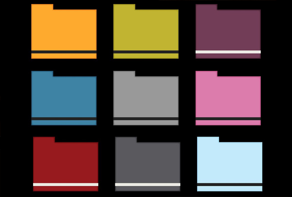 Minimalist Folder Icons