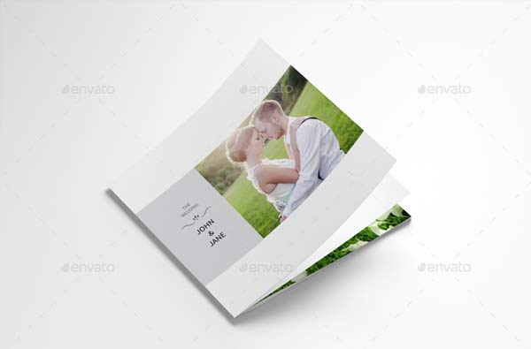 Minimalist Square Wedding Album Download