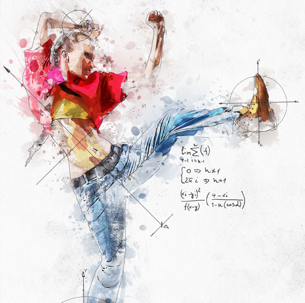 Mixed Tech Sketch Photoshop Action