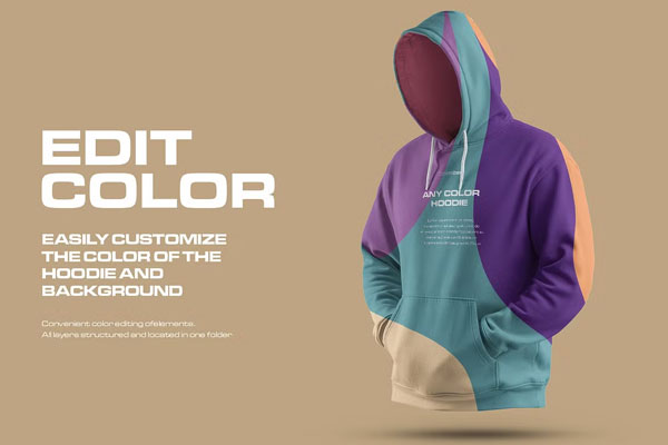 Mockups Oversize Hoodie in 3D