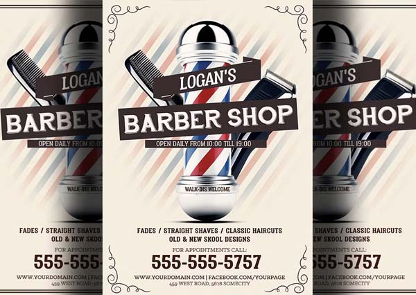 Modern Barber Shop Template