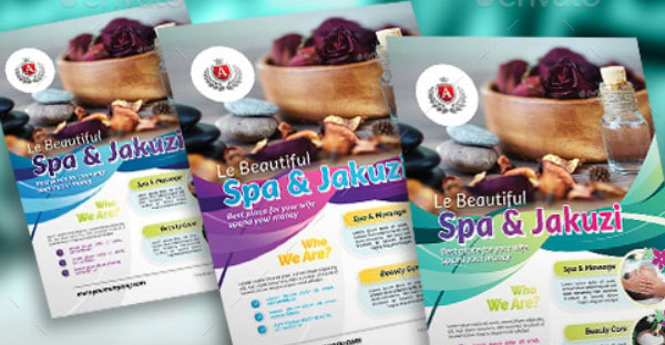 Modern Beauty Spa Flyer Template