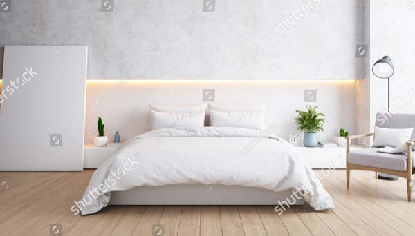 Modern Bedding Mockup Download