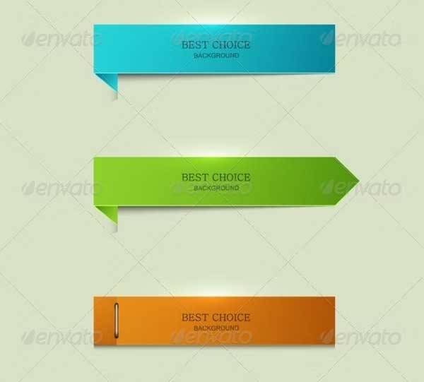 Modern Bookmarks Element Design