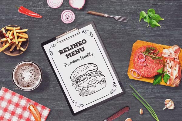 Modern Burger Menu Template Free Word