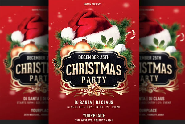 Modern Christmas Party Flyer