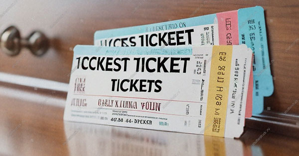 Modern Concert Ticket Template