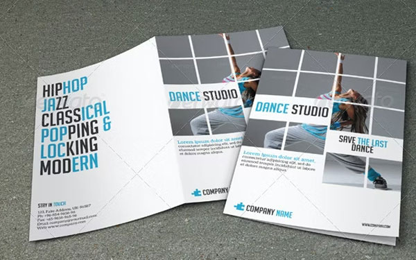 Modern Dance Studio Brochure Template