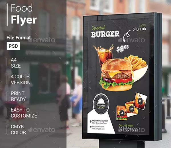 Modern Food Flyer Template