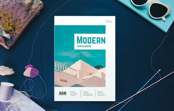 Modern InDesign Magazine Design Template