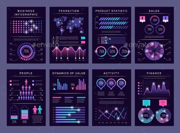 Modern Infographic Brochures Template