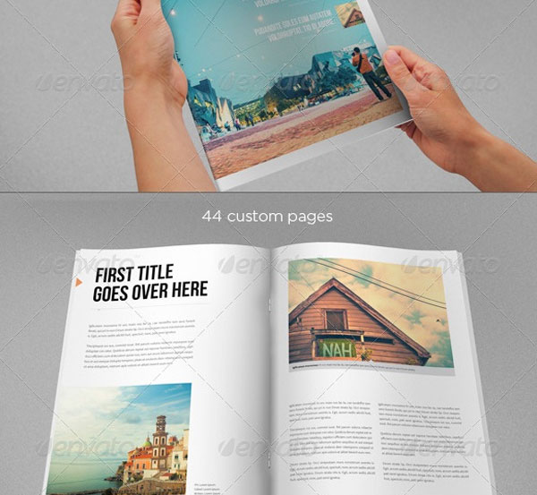 Modern Minimal Magazine InDesign Template