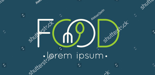 Modern Minimalist Food Logo