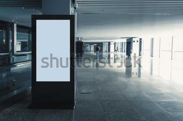 Modern Panel Digital Signboard Mockup