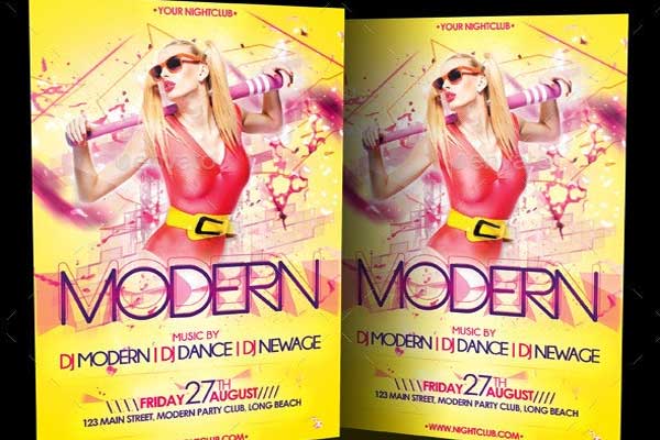Modern Party Flyer Templates