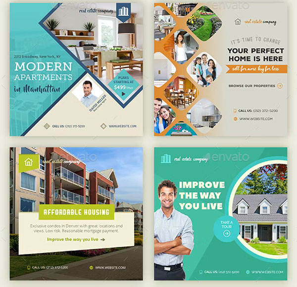 Modern Real Estate Banner Template