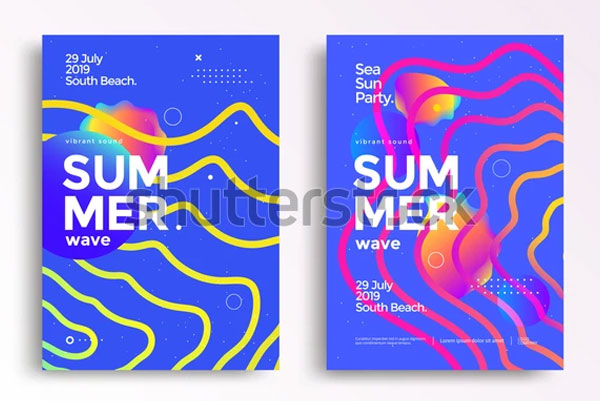 Modern Summer Music Fest Flyer