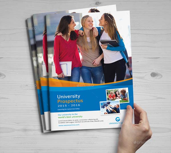 Modern University Brochure PSD Download