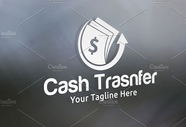 Money Transfer Logo Template