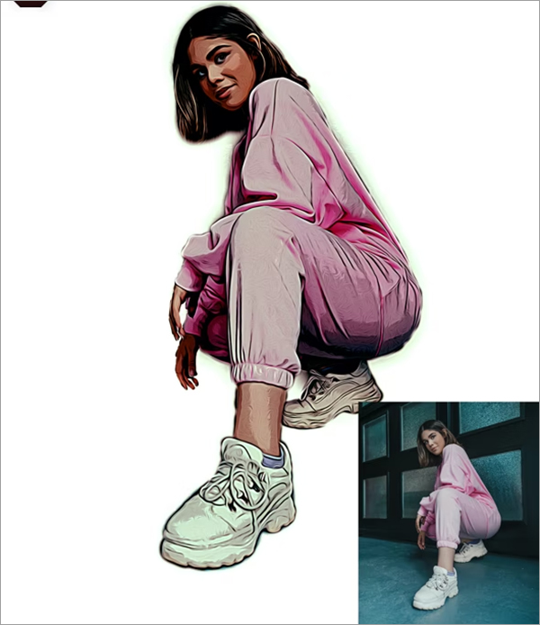 Moni Cartoon Photoshop Action