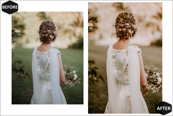 Moody Wedding Photoshop Actions Template