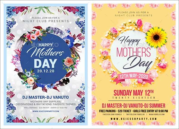 Mothers Day Flyer Templates Bundle