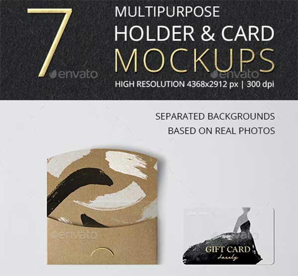 Multipurpose Card Mockup Template