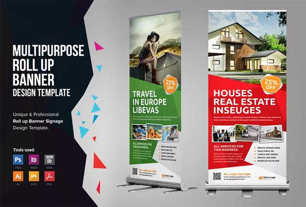 Multipurpose Roll Up Banners