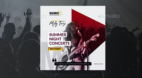 Music Concert Event Banner Templates