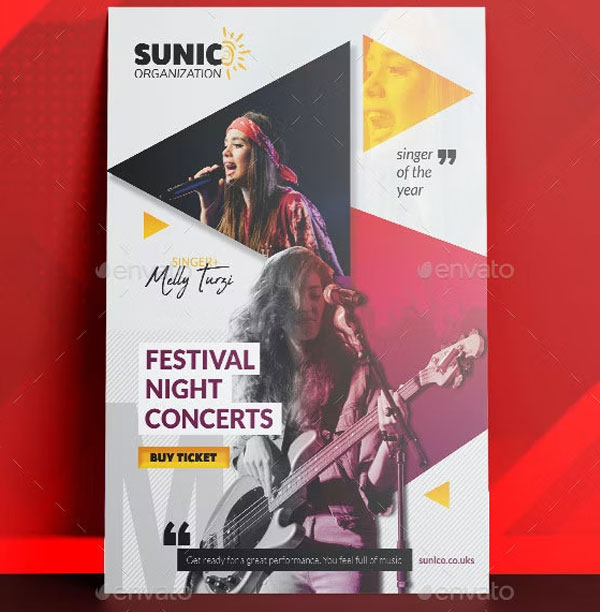 Music Concert Event Flyer And Banner Template