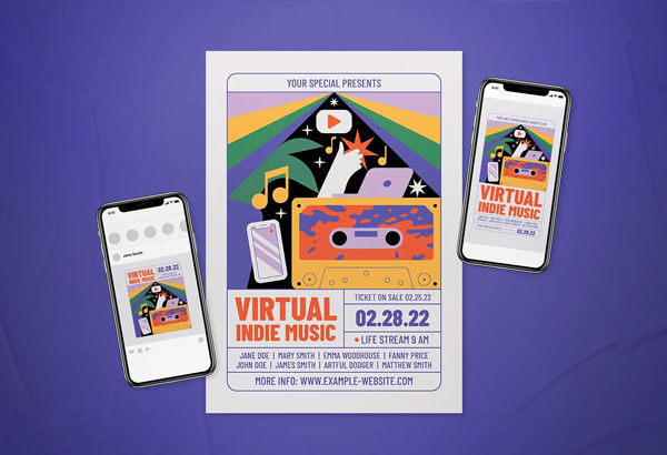 Music Fest Flyer Set