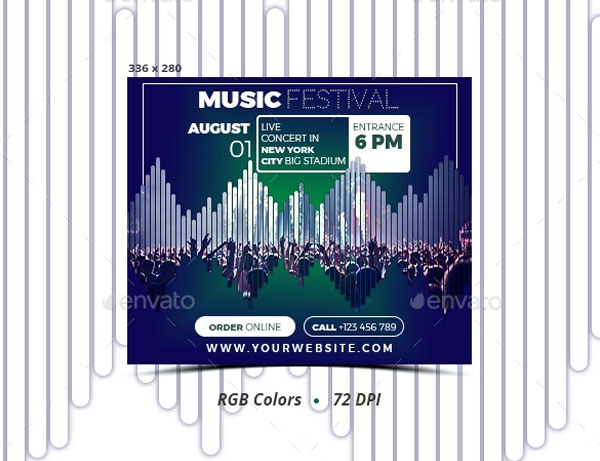 Music Web Banners