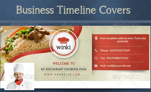 My Restaurant Facebook Timeline Covers