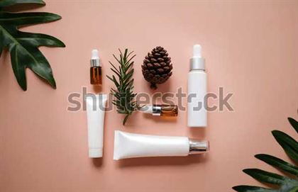 Natural Cosmetic Cream Tube Mockup