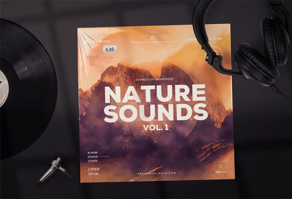 Nature Sounds Album Cover Template