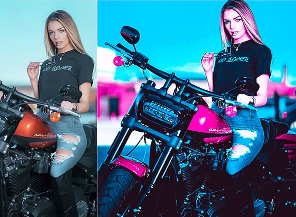 Neon Lights Photoshop Actions
